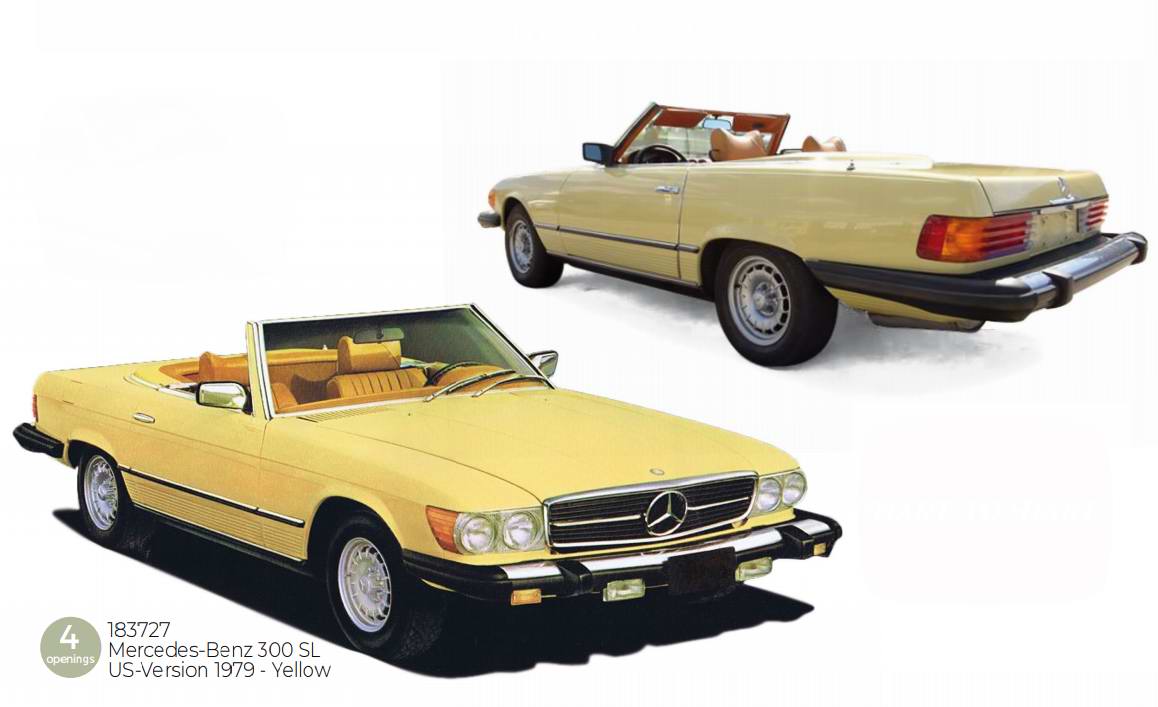 MERCEDES-Benz 300SL Américaine version USA 1979 1/18 NOREV