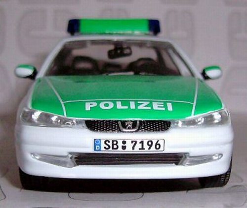 PEUGEOT 406 POLIZEI NOREV 1/43