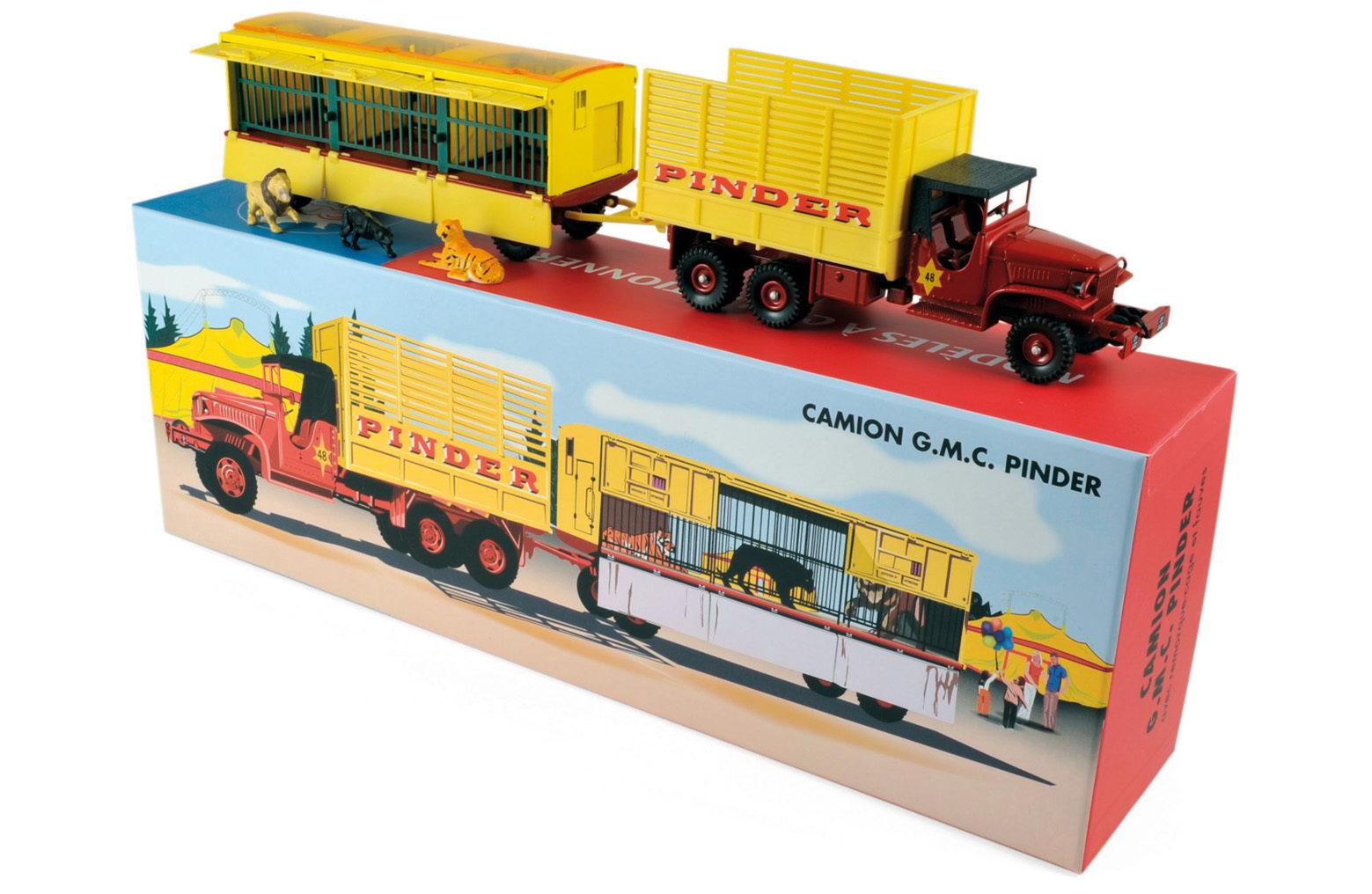 GENERAL MOTORS Camion CCKW avec Remorque Cirque Pinder 1/43 CIJ Série