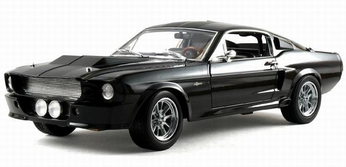 News 1967 FORD MUSTANG Shelby GT500 Car 1967 Black Version Limited Edition 