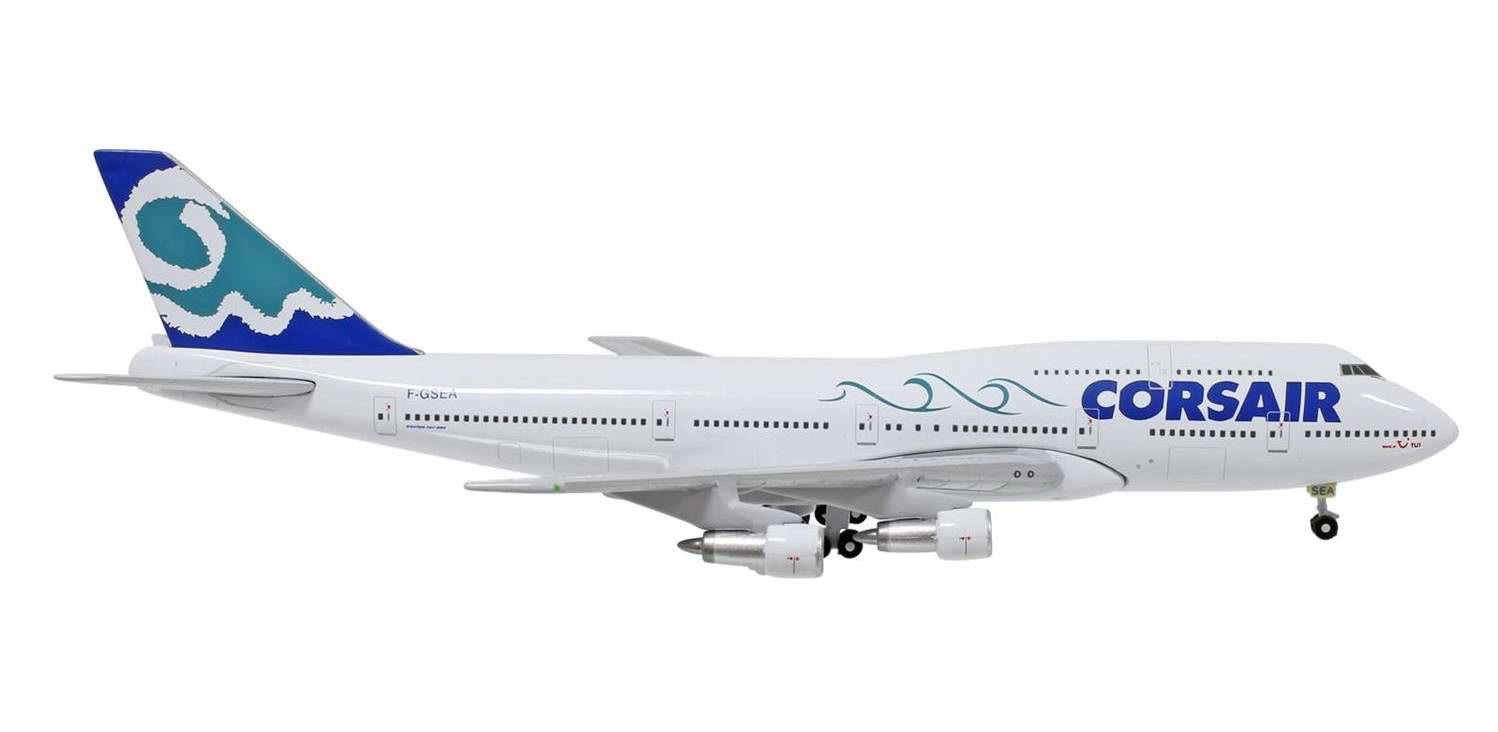 Maquette B747-400 CORSAIR F-GSEA 1/200