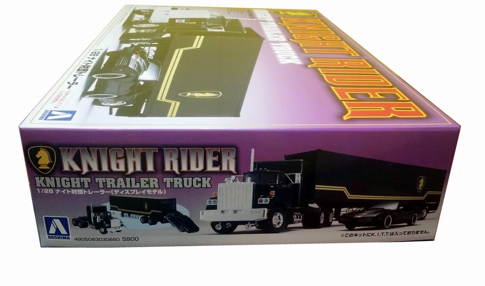 Maquette Camion Remorque kitt K2000 KNIGHT RIDER 1/28