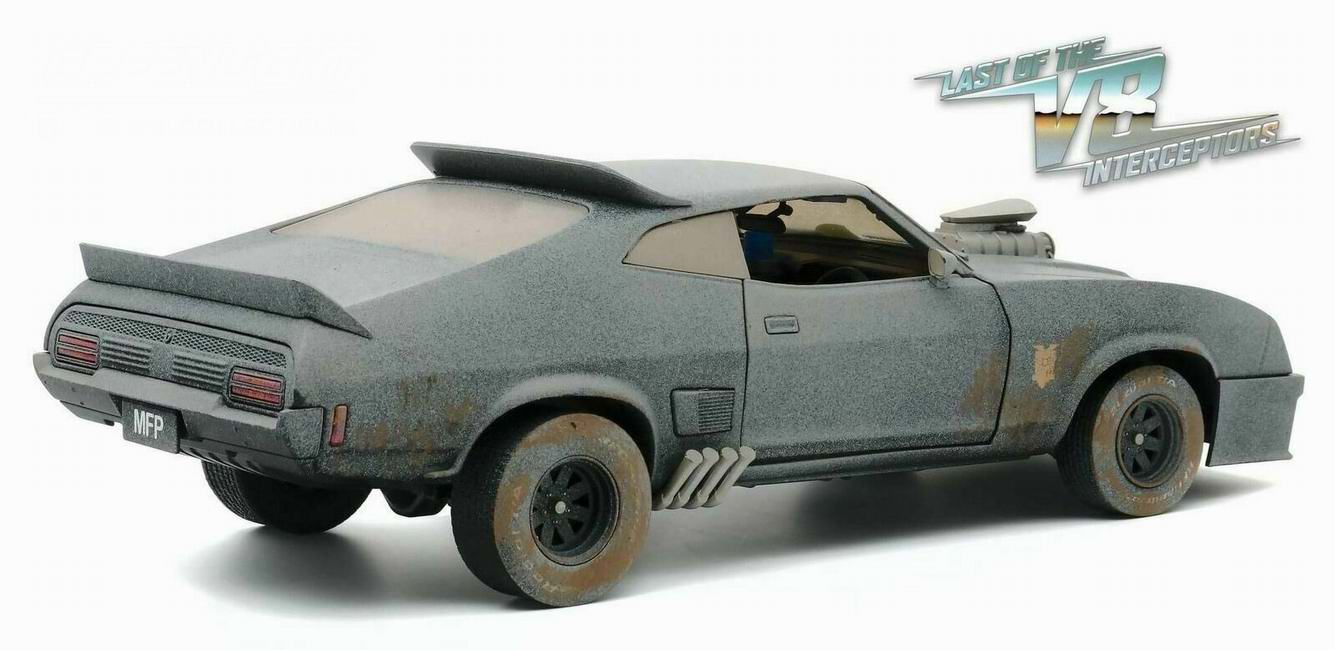Miniature voiture Mad Max Ford Falcon XB Coupe sale 1973 V8 Interceptor 1/18