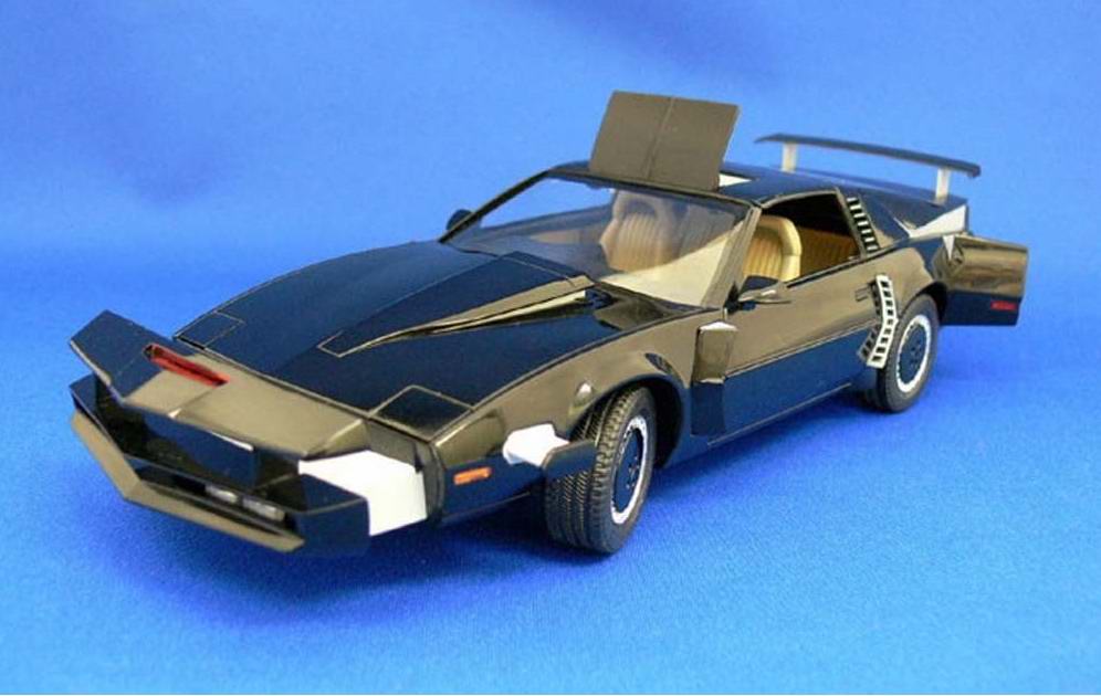 Maquette kit Voiture K2000 KITT SPM Super Poursuite Mode PONTIAC FIREBIRD KNIGHT RIDER 1/24