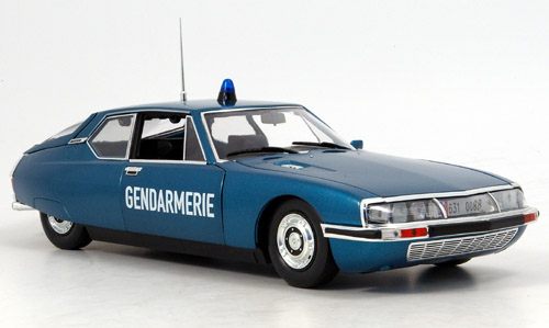 Voiture CITROEN SM Gendarmerie 1974 Bleu Brégançon 1/18