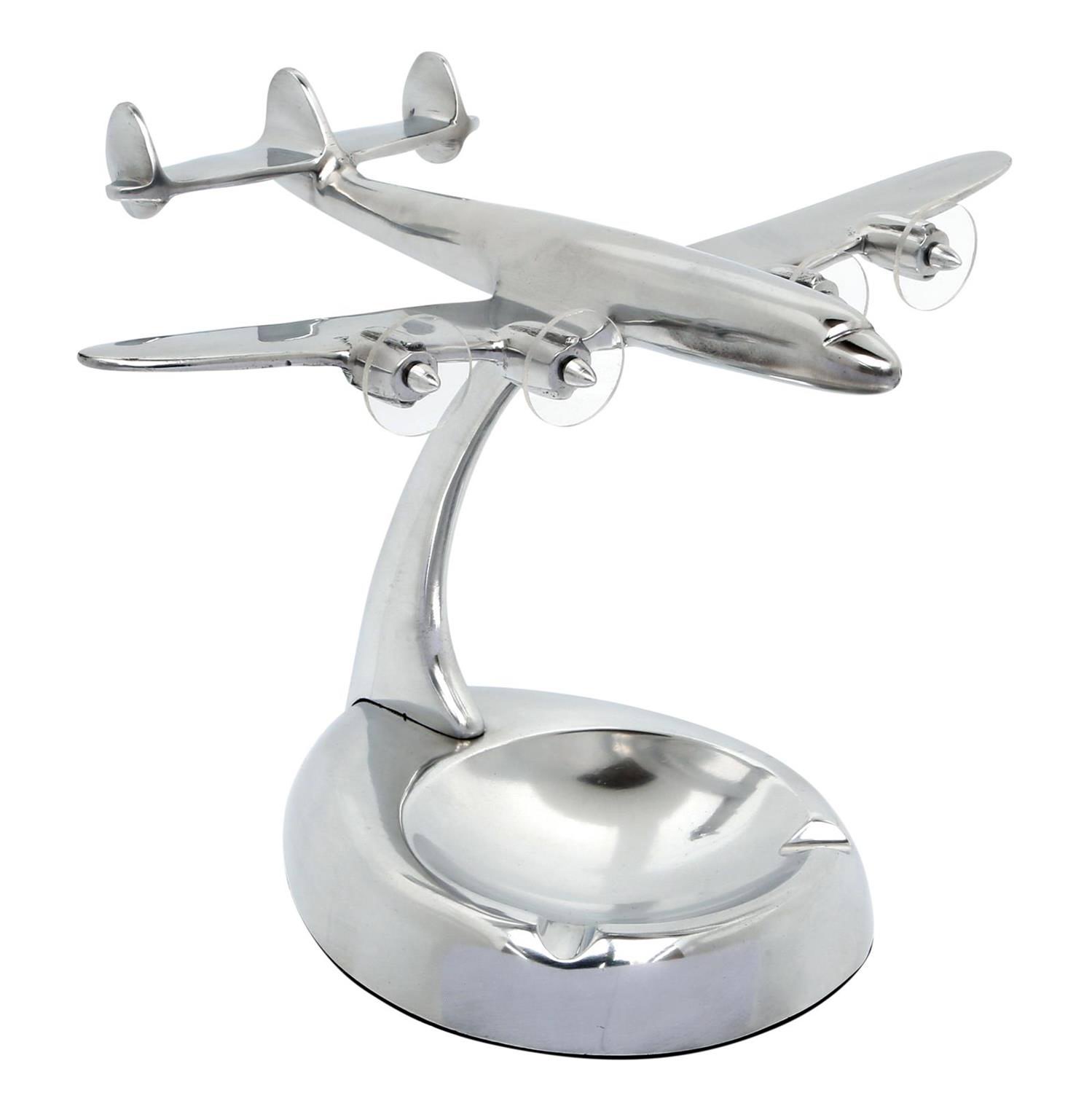 Modèle D'avion Vintage Deux étages En Alliage - Décoration Rétro Pour Maison, Café, Bureau, 21 Cm D'envergure