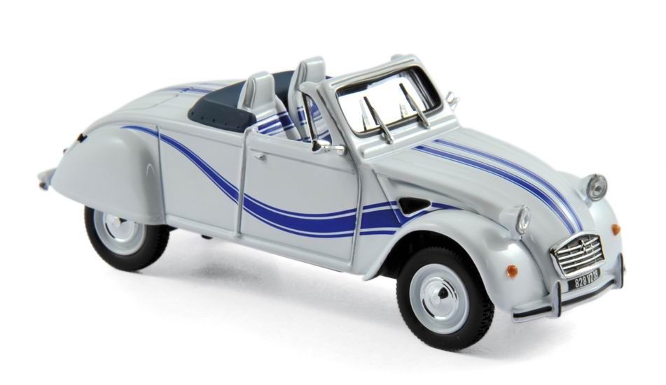 Miniature CITROEN 2CV Cabriolet Azelle de 1990 1/43 NOREV