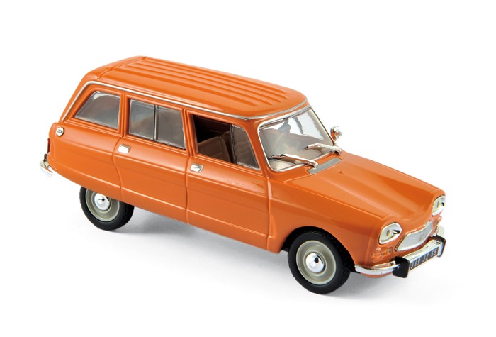 CITROEN Ami 8 Break de 1976 Ténéré Orange - 1/43 NOREV