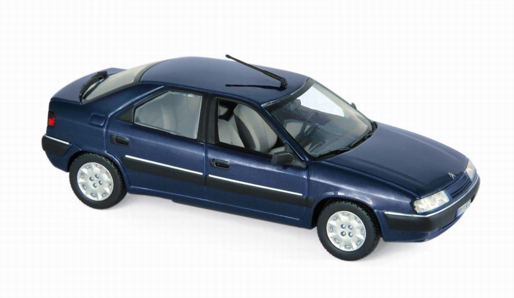 Voiture en métal CITROEN Xantia 1993 Mauritius Bleu 1/43 NOREV