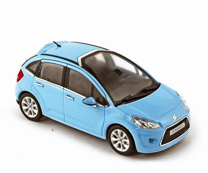 Citroen C3 Bleu Boticelli de 2009 NOREV  1/43