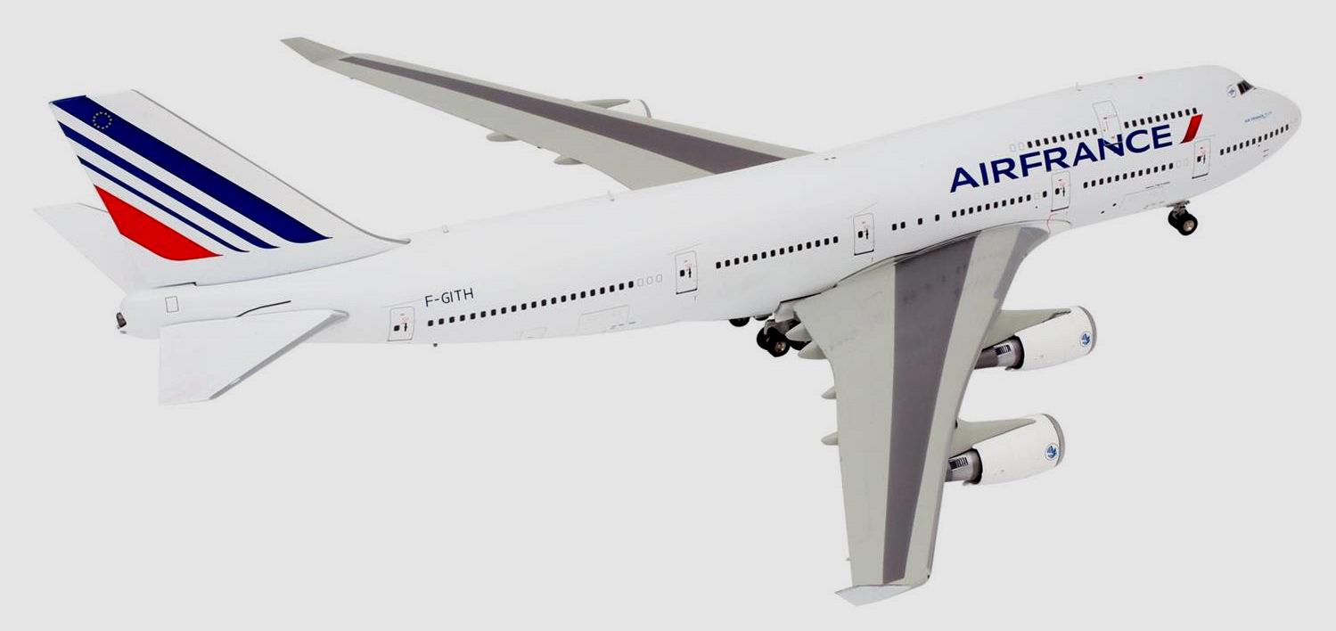 Maquette Boeing 747-400 Air France en Métal 1/200