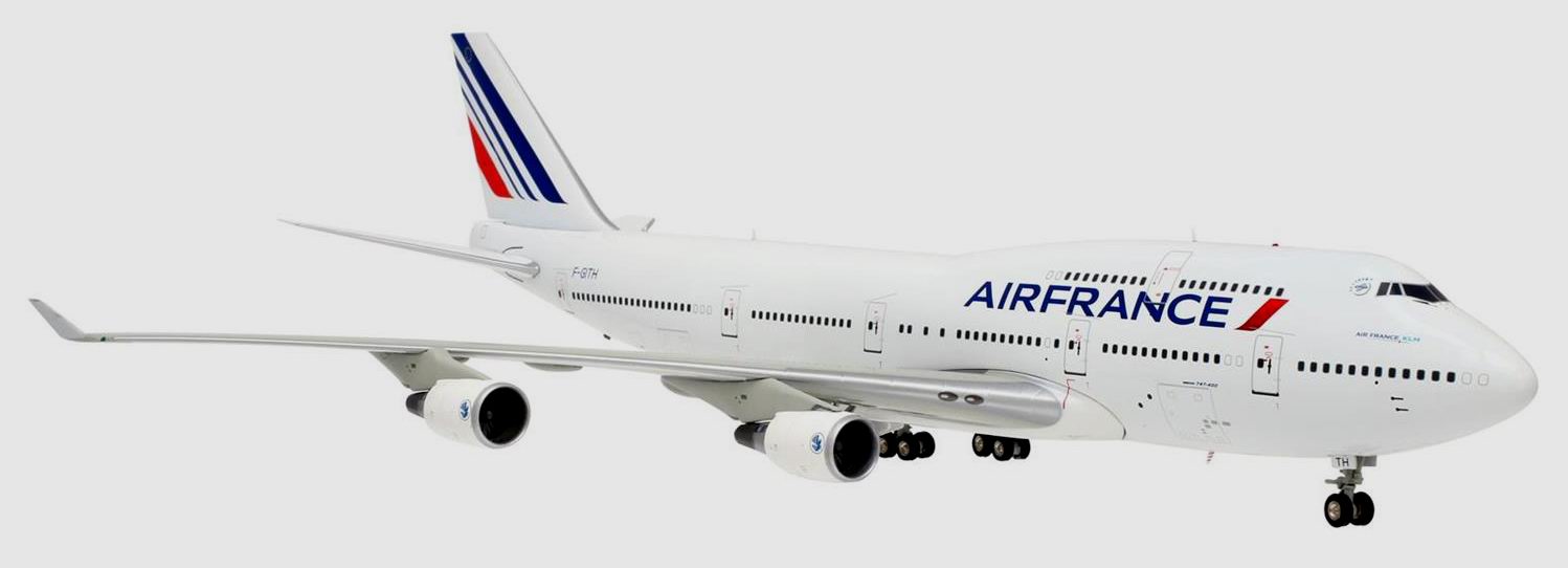 Maquette Boeing 747-400 Air France en Métal 1/200