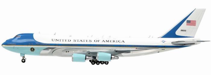 Maquette BOEING 747-200 AIR FORCE ONE 1/400