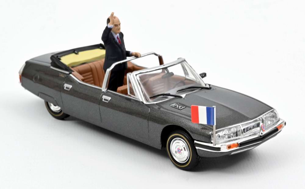 Voiture miniature métal CITROEN SM Présidentielle François Miterrand Norev 1/43