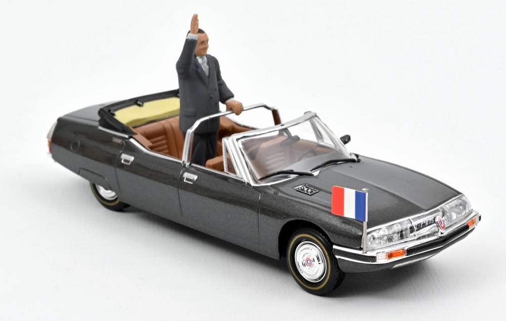 Voiture miniature métal CITROEN SM Présidentielle Jacques Chirac Norev 1/43