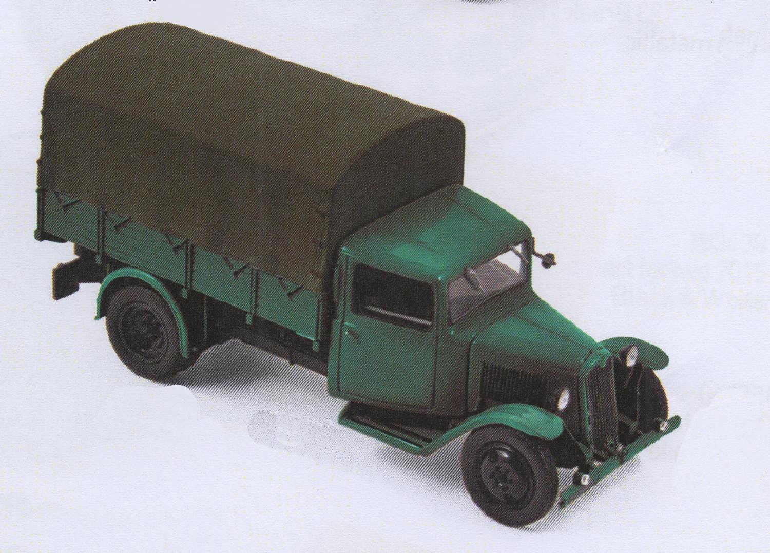 Camion CITROEN Type 23 de 1946 Vert 1/43 NOREV