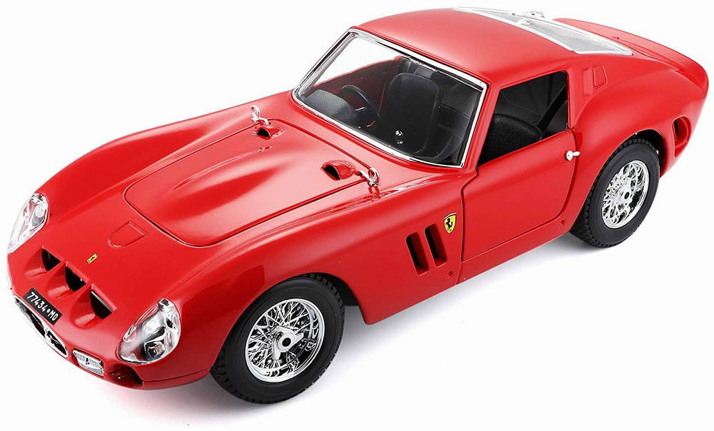 Voiture métal miniature Ferrarri 250GTO 1/18