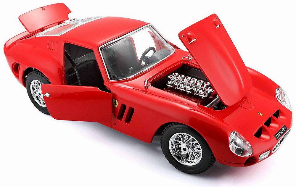 Voiture métal miniature Ferrari250 GTO 1/18