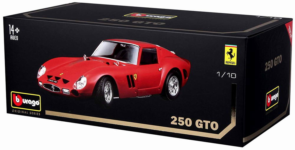 Voiture métal miniature Ferarri 250 GT0 1/18