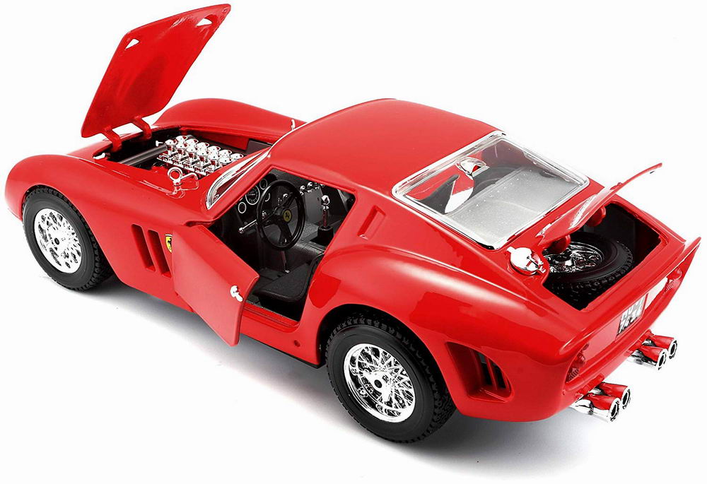 Voiture métal miniature Ferrari250GTO 1/18