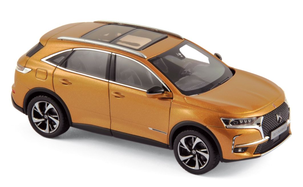 voiture miniature Citroen DS7 Crossback Gold Bizantin 2017 NOREV 1/43