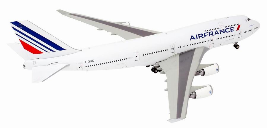 Maquette Boeing 747-400 F-GITD Air France en Métal 1/200