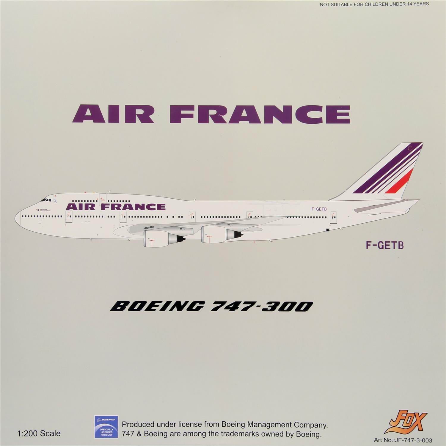 Maquette Boeing 747-300 Air France en Métal 1/200