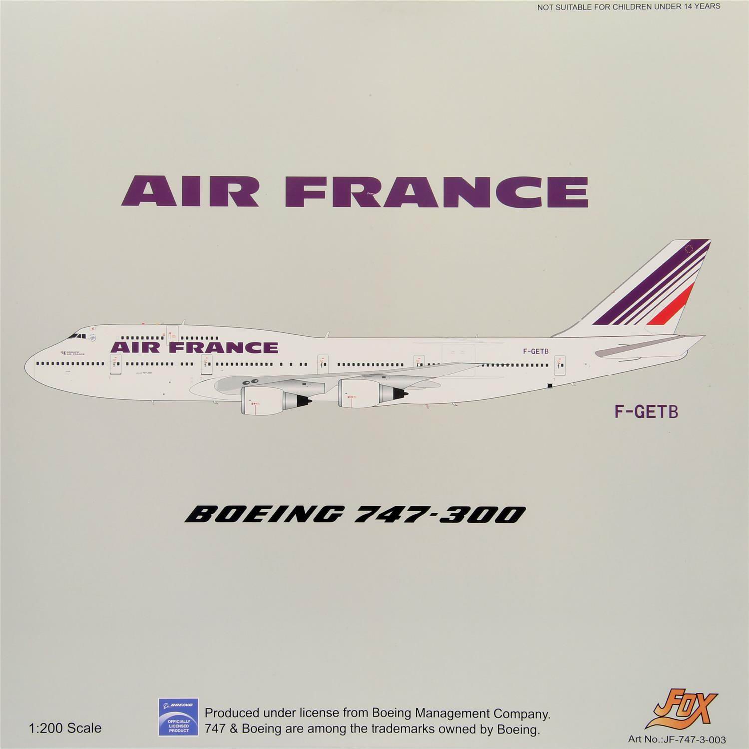 Maquette Boeing 747-300 Air France en Métal 1/200