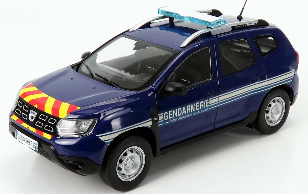 Voiture Miniature Dacia Duster GENDARMERIE NATIONALE 1/18