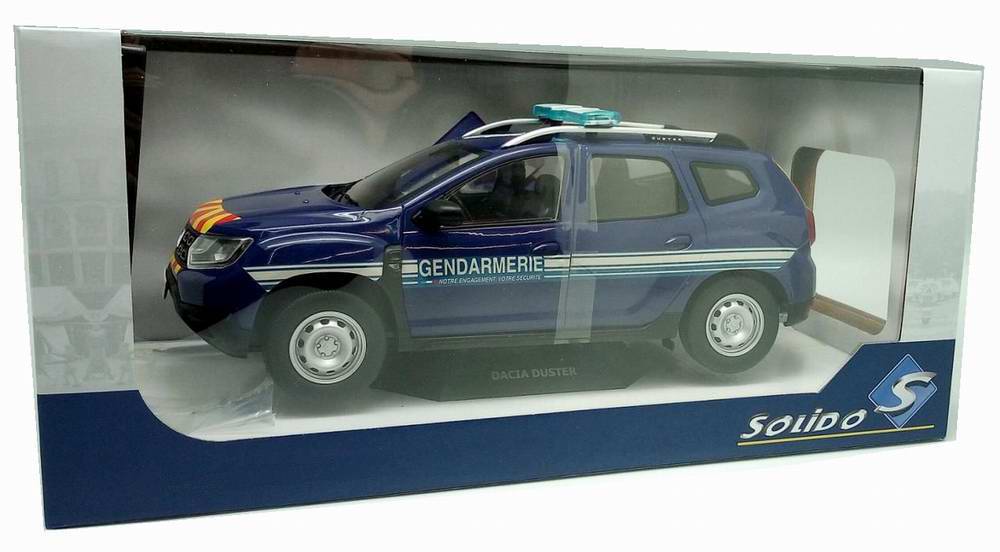 Voiture Miniature DaciaDuster gendarmerie 1/18