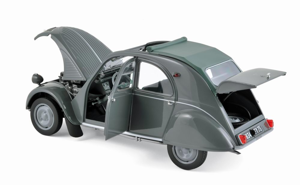 voiture miniature CITROEN 2CV AZL Malle Bombée 1957 1/18 NOREV