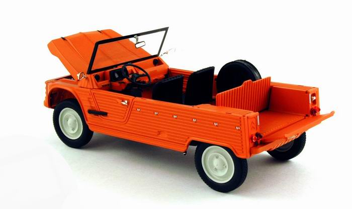 Petite voiture CITROEN Méhari 4X2 Orange 1/18 NOREV