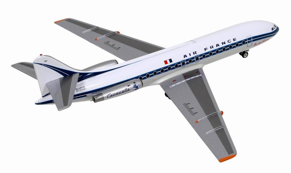 Maquette CARAVELLE Métal AIR FRANCE F-BHRO 1/200