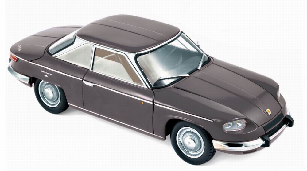 Voiture miniature métal PANHARD 24CT de 1964 gris argent 1/18 NOREV panhart