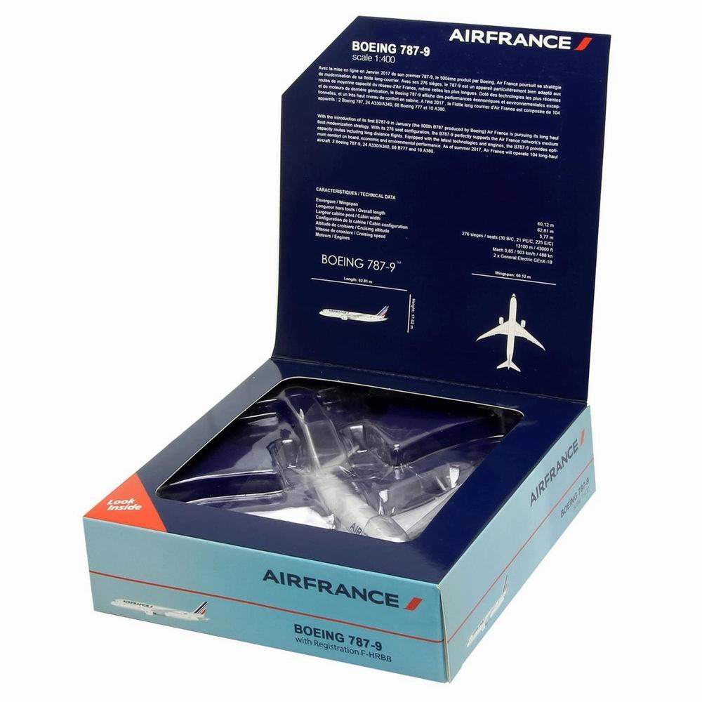 Maquette B787-9 F-HRBB Dreamliner AIR FRANCE 1/400