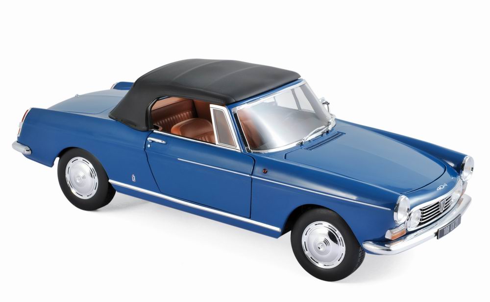 Voiture miniature PEUGEOT 404 Cabriolet NOREV 1/18