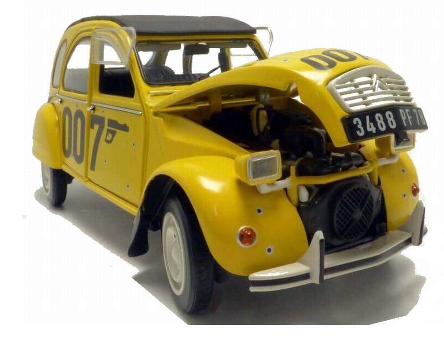 Voiture Citroën 2CV6 James Bond 007 Rien que Pour Vos Yeux 1/18