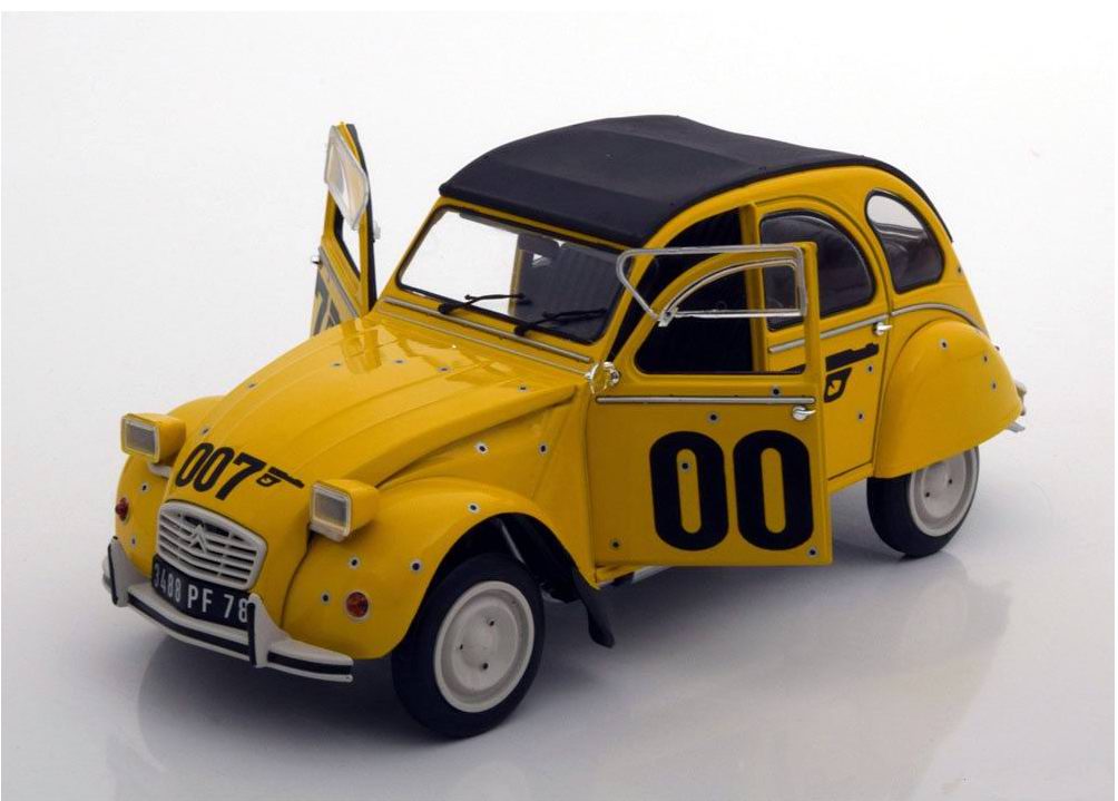 Voiture Citroën 2CV6 James Bond 007 Rien que Pour Vos Yeux 1/18