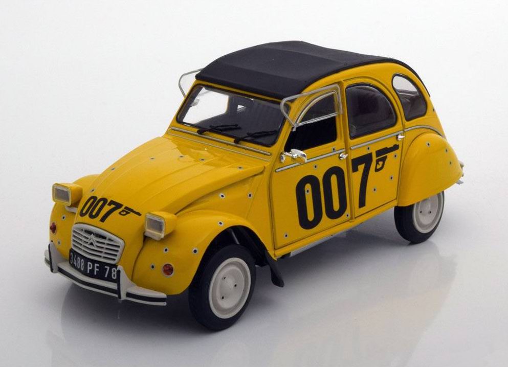 Voiture Citroën 2CV6 James Bond 007 Rien que Pour Vos Yeux 1/18