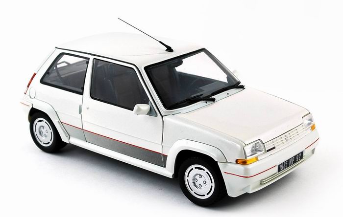 Miniature RENAULT 5 GT Turbo phase 1 R5 1985 Norev 1/18
