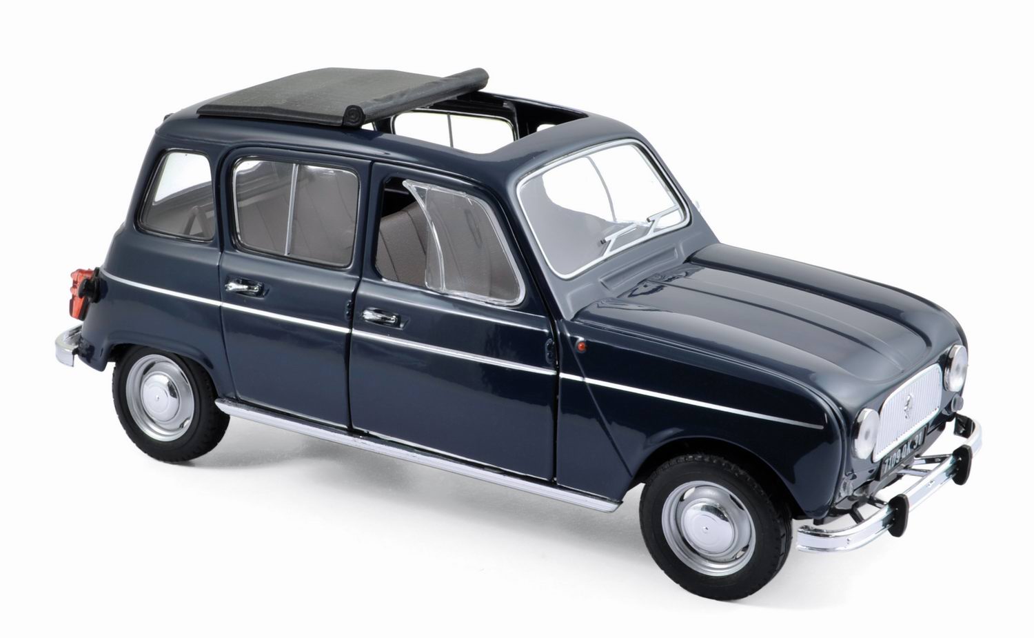 Miniature Renault 4 Bleu Copenhague 1965 NOREV 1/18