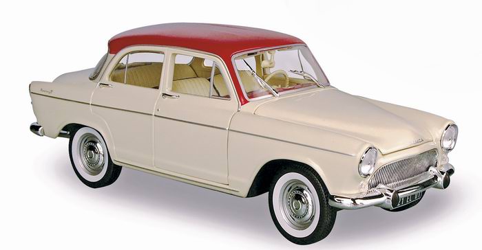 SIMCA Aronde P60 Monthléry<br /> Ivoire de Chine / Rouge 1961 Norev » border= »0″ /> <img style=