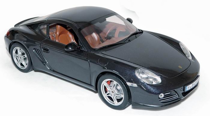 PORSCHE Cayman Noir métallique 2009 NOREV 1/18ème