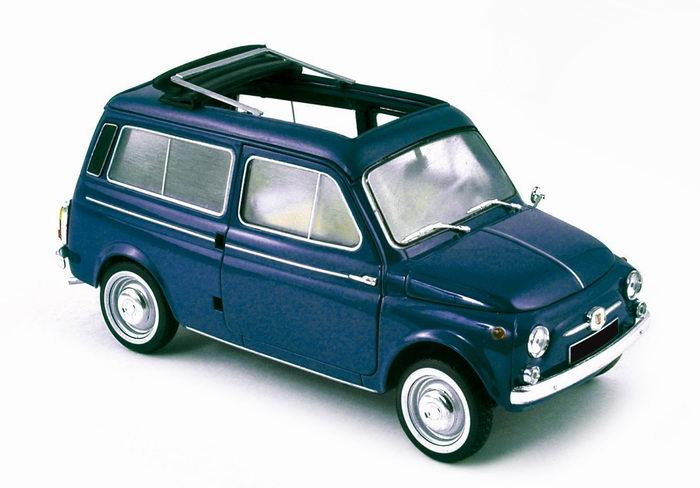 Norev FIAT 500 Jardinière Bleue de 1960 1/18