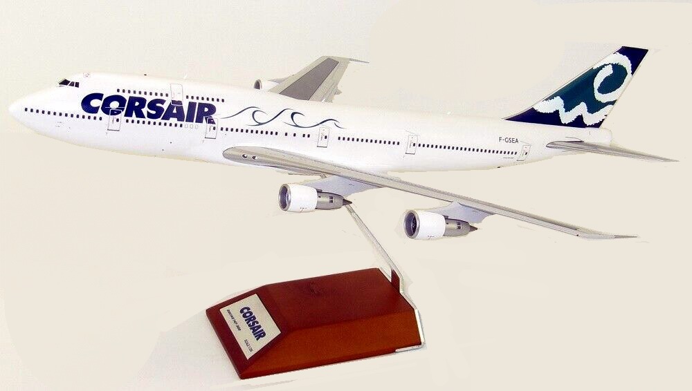 Maquette BOEING 747-400 CORSAIR F-GSEA 1/200