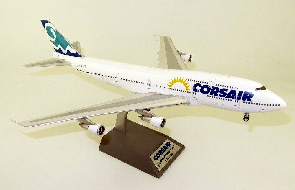 Maquette BOEING 747-400 CORSAIR F-GSUN 1/200