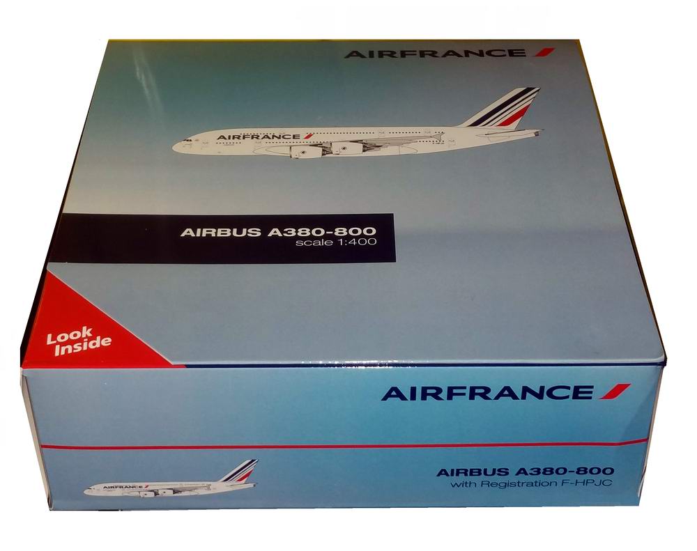 Maquette Avion métal AIRBUS A380800 AIR FRANCE 1/400