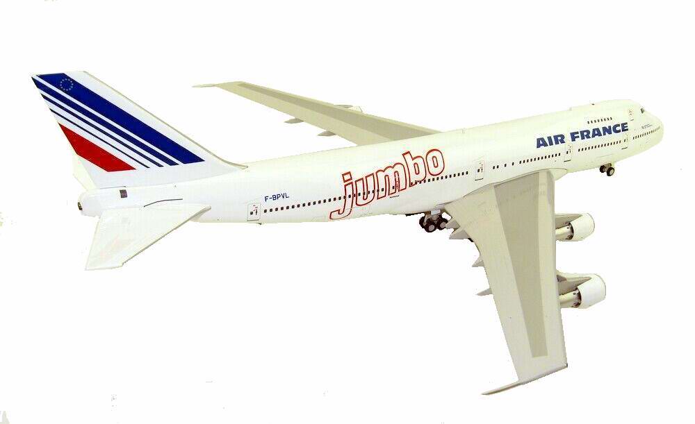 Maquette Boeing 747 Jumbo Air France en Métal 1/200 immatriculé F-BPVL 