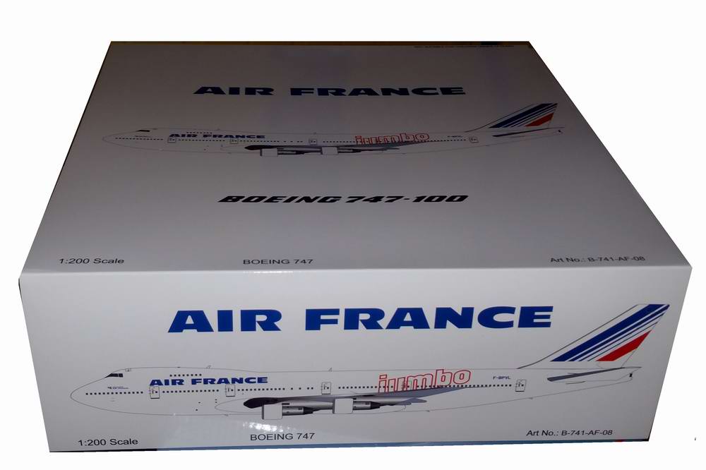 Maquette Boeing 747jumbo F-BPVL Air France en Métal 1/200