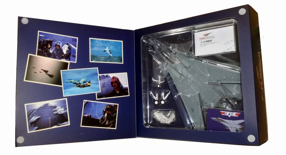 Maquette Avion de Chasse Grumman F-14A TOMCAT Film TOP GUN Iceman et Slider 1/72